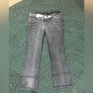 D&G Women's Classic Gray Straight Leg Jeans